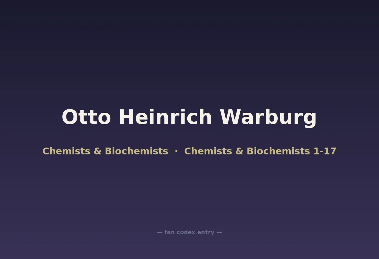 Otto Heinrich Warburg