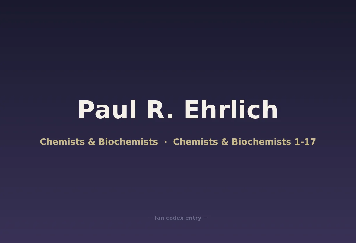 Paul R. Ehrlich